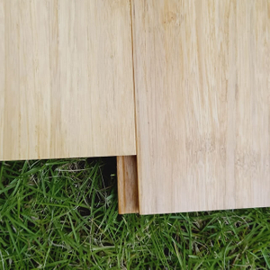 Suelo de bambú tejido de hebras de color natural Uniclic 1850x135x14mm